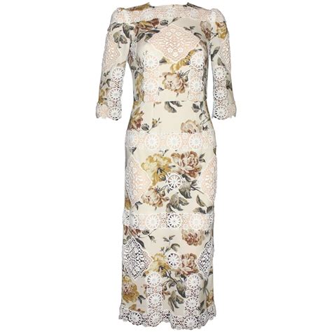 dolce gabbana floral dress sale